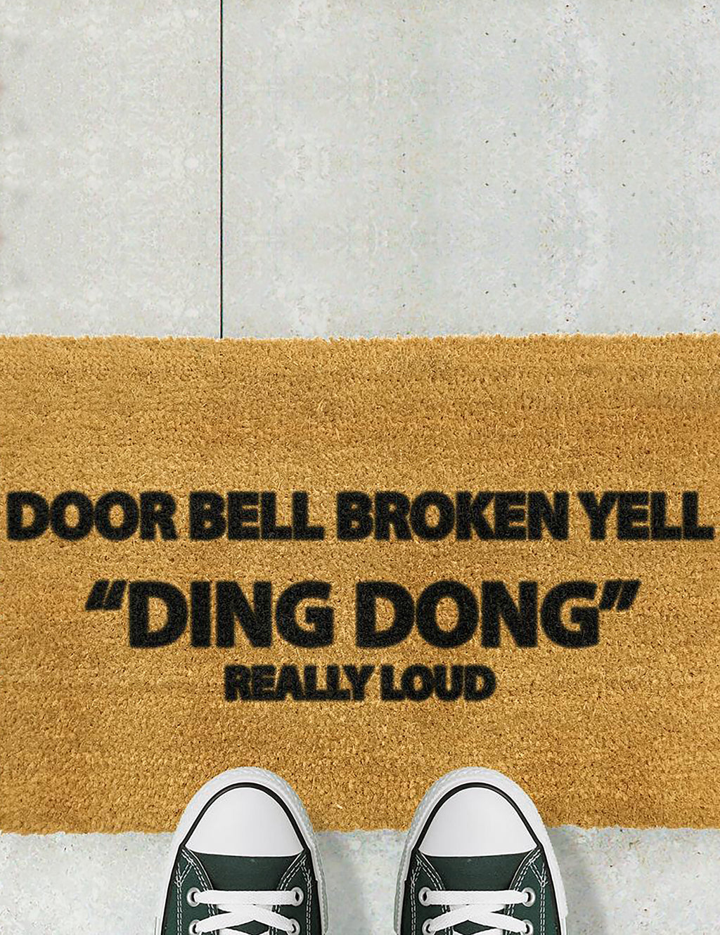 Ding Dong Doormat – The Den  Now