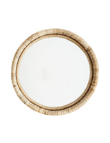 Bamboo Round Mirror