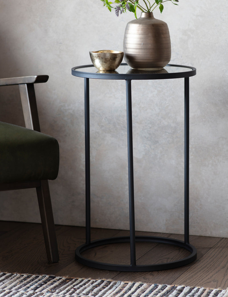 Black Cage Side Table – The Den & Now