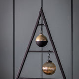 Black Contemporary Standing Christmas Tree
