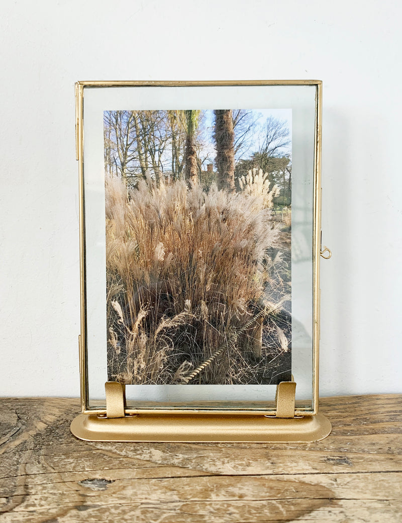 Antique Gold Standing Picture Frame