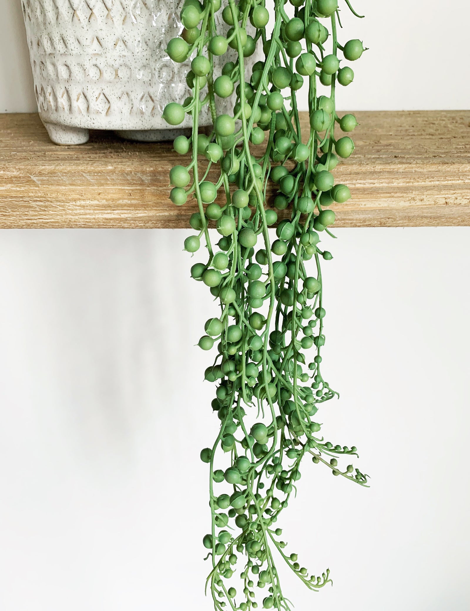 string of pearls succulent fake Faux String of Pearls Plant – The Den & Now