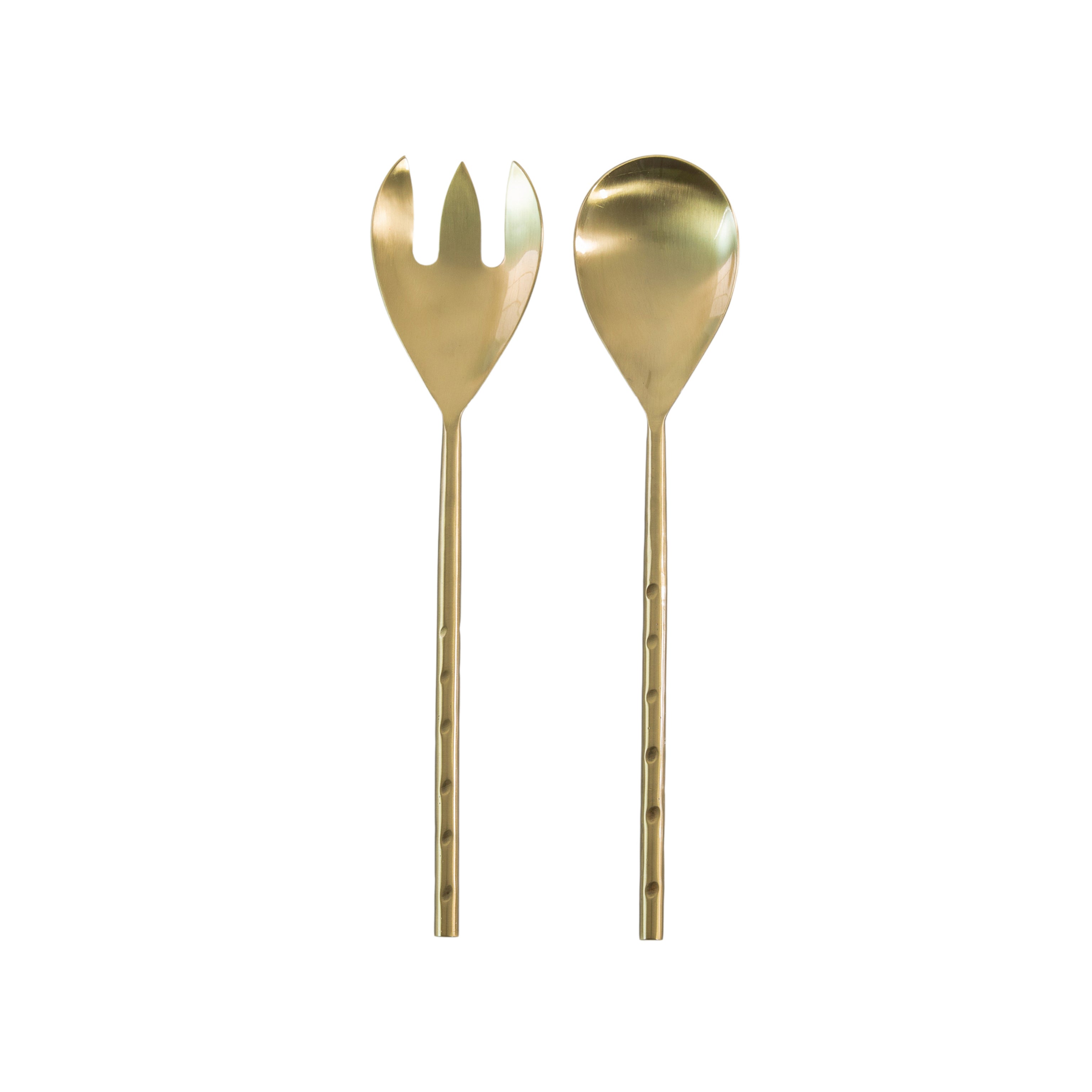 Gold Salad Servers The Den & Now