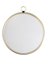 Gold Simple Round Mirror