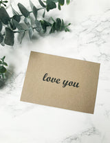FREE Handwritten Personalised Notes - Love You
