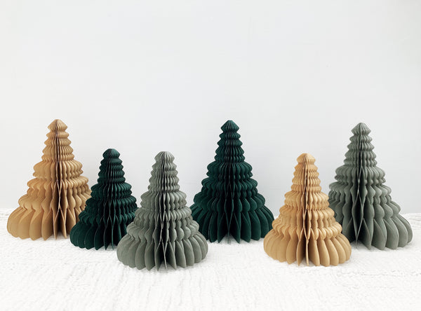 Honeycomb Kraft Paper Trees (Pack of Two)