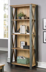 Industrial Rustic Freestanding Tall Shelving Unit