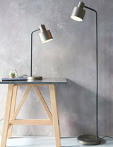 Industrial Bronze Table Lamp & Floor Lamp