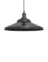 Industrial Brooklyn Giant Step Pewter Pendant Ceiling Light by Industville - Pewter Holder