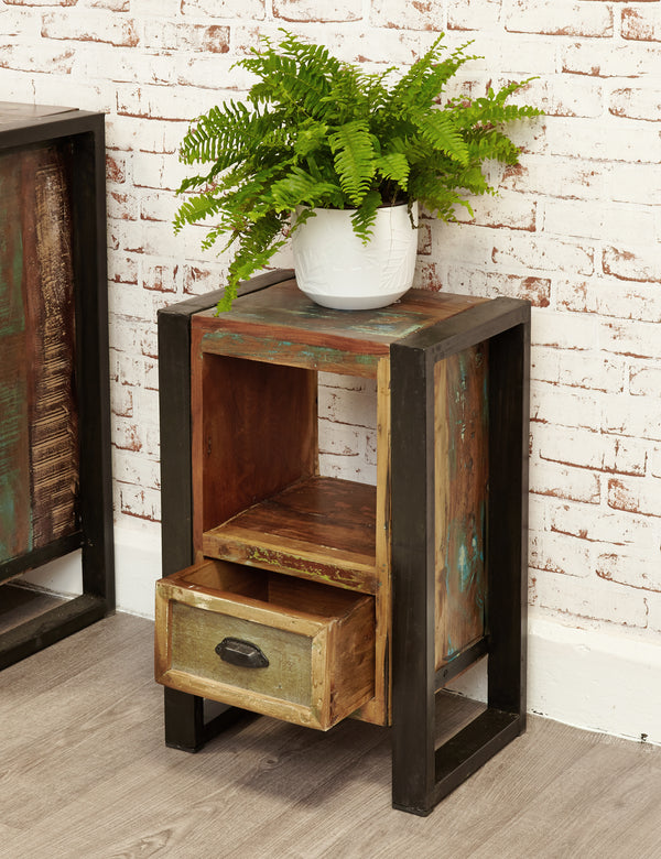 Industrial Reclaimed Bedside Table
