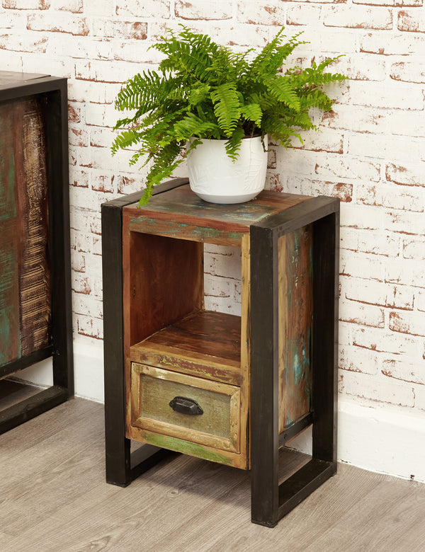 Industrial Reclaimed Bedside Table