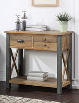Industrial Rustic Small Console Table