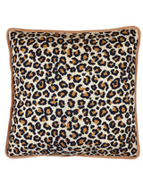 Leopard Print Organic Cotton Cushion