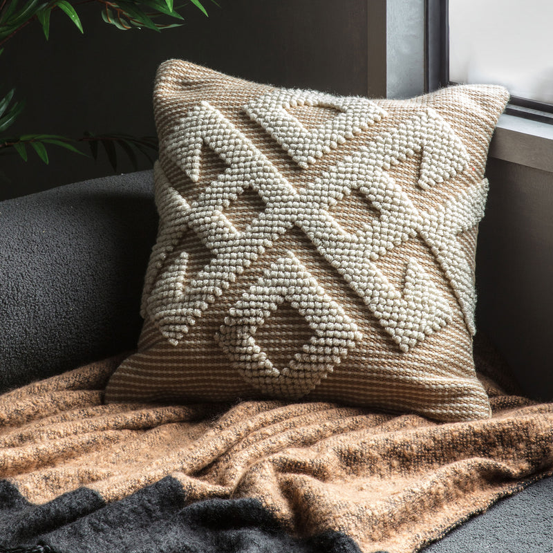 Natural Aztec Boho Cushion