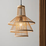 Bamboo Pendant Light - Natural