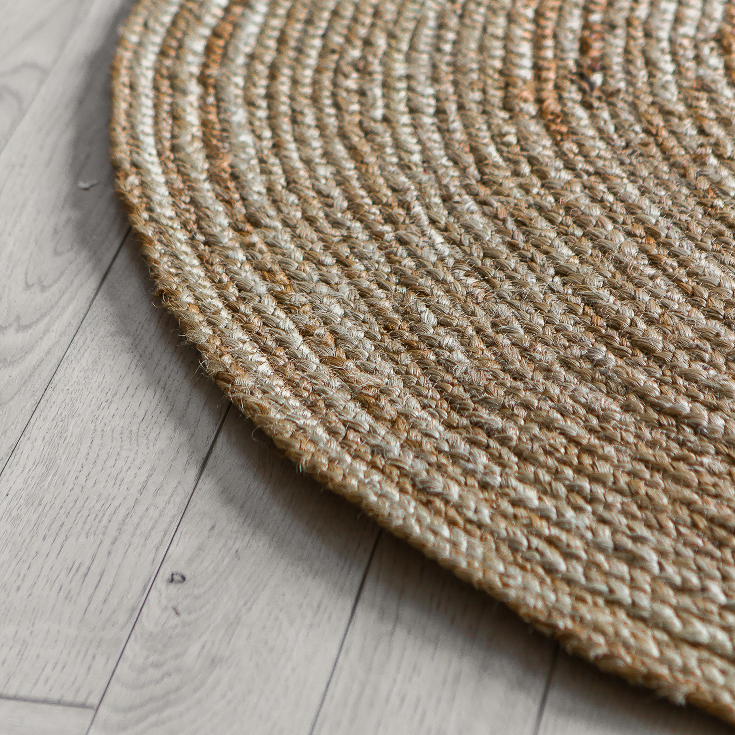 Natural Jute Round Rug The Den & Now
