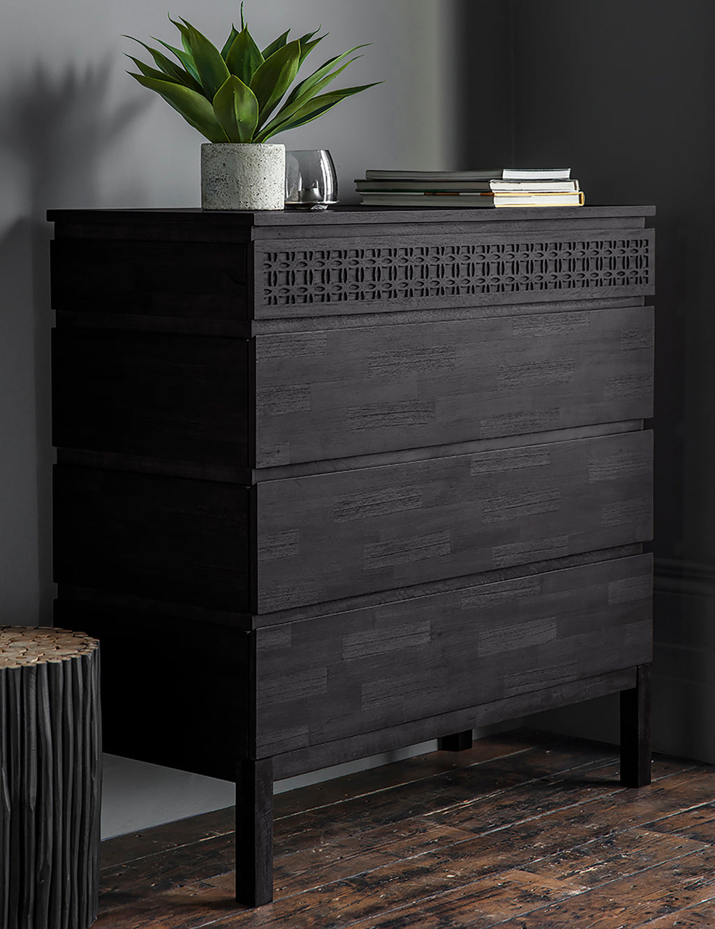 Nomad Black Chest Of Drawers The Den Now
