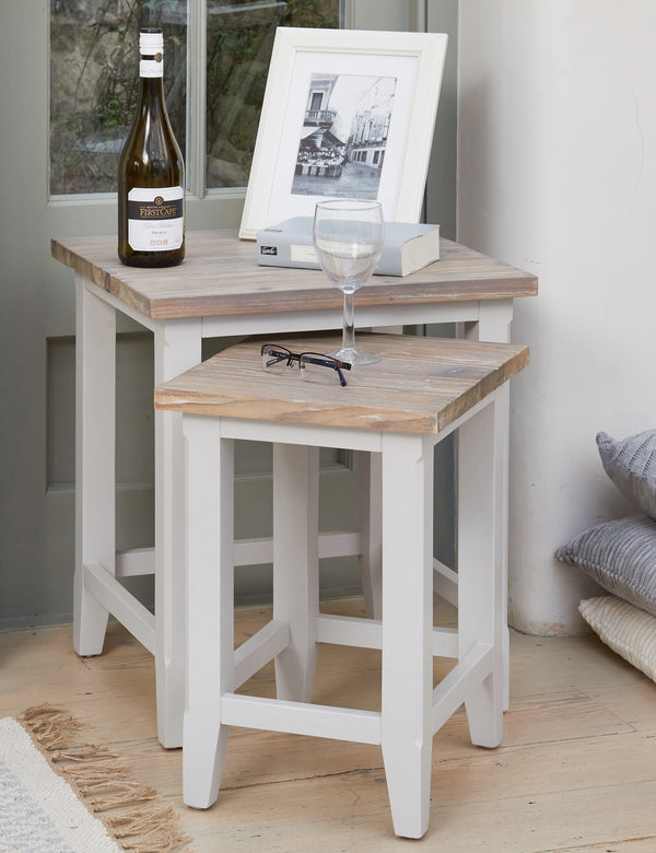 Nordic Grey Nest of Two Tables