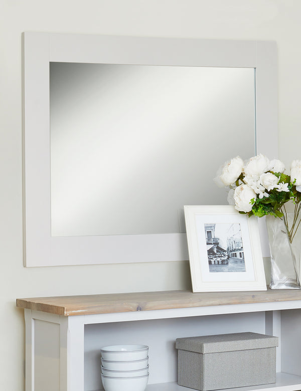 Nordic Grey Rectangular Mirror