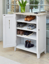 Nordic Grey Shoe Cabinet