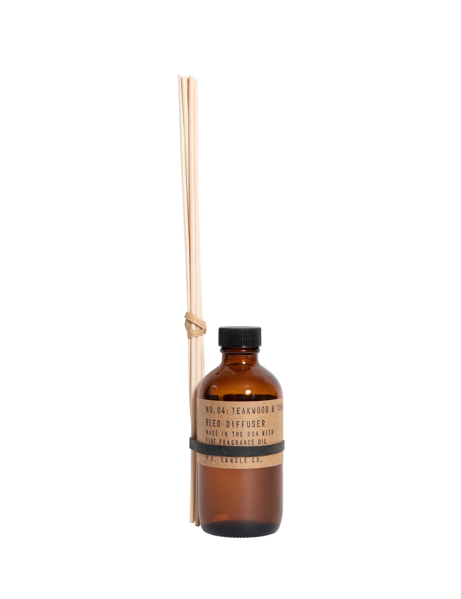 P.F. Candle Co. No. 04 Teakwood & Tobacco Reed Diffuser – The Den & Now