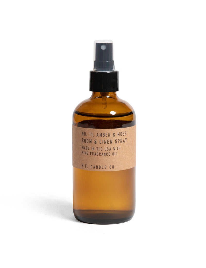 P.F. Candle Co. No. 11 Amber & Moss Room and Linen Spray