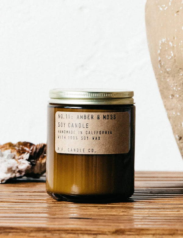 P.F. Candle Co. No. 11 Amber & Moss Soy Candle