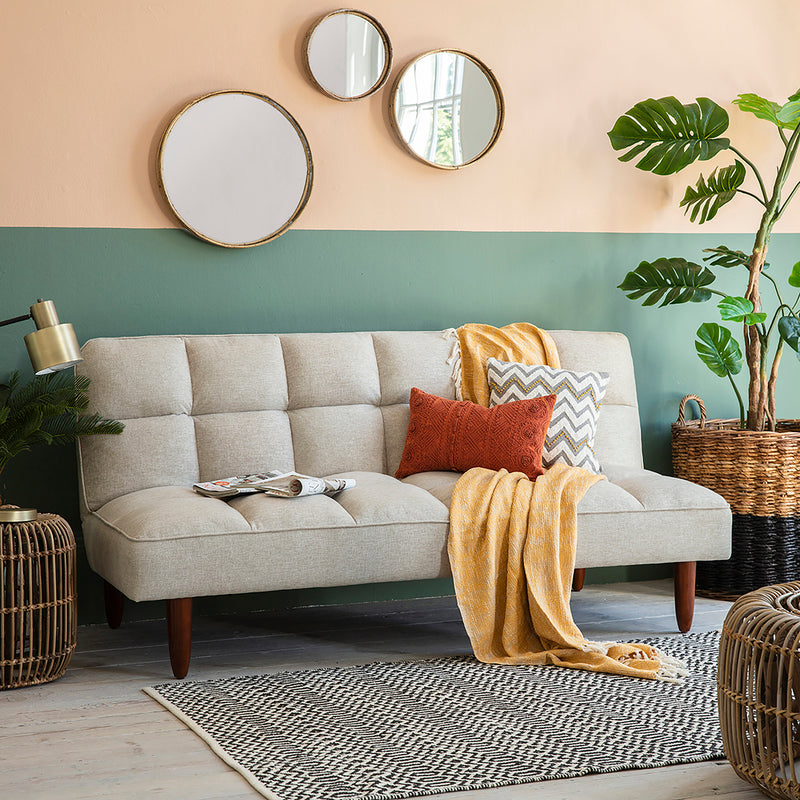Rattan Round Mirrors (Set of Three)