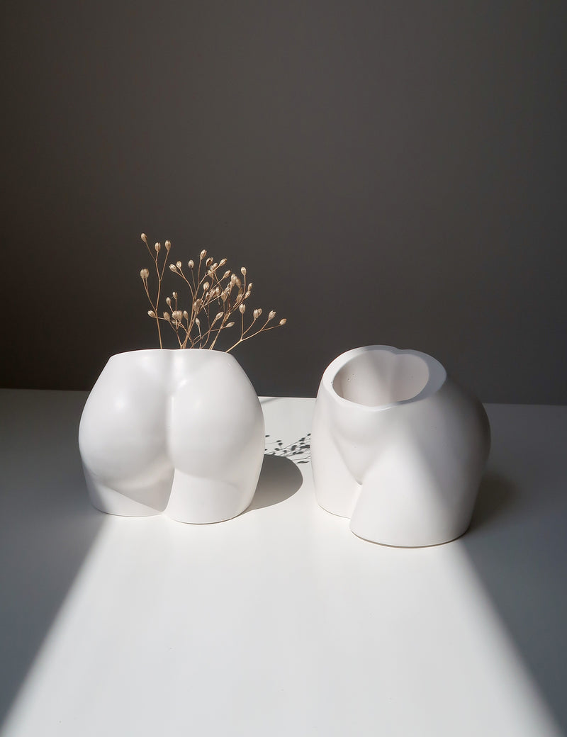 Stoneware Derriere Vase