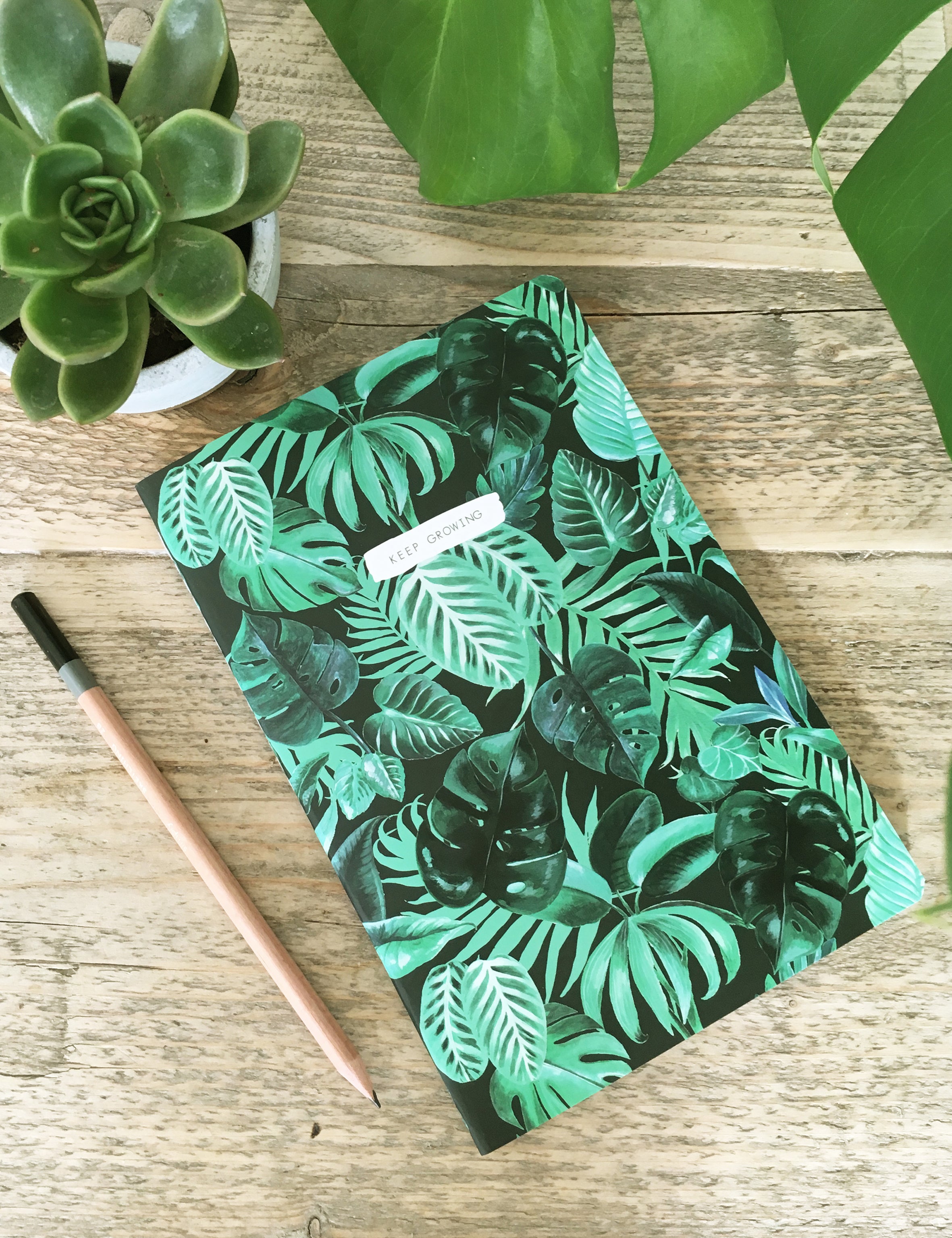 Tropical Print Notebook – The Den & Now