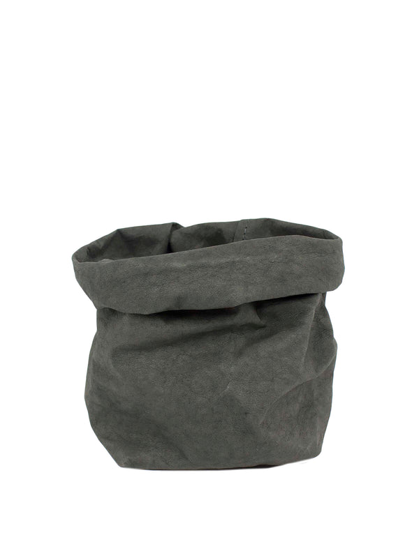 Uashmama Dark Grey Paper Bag 