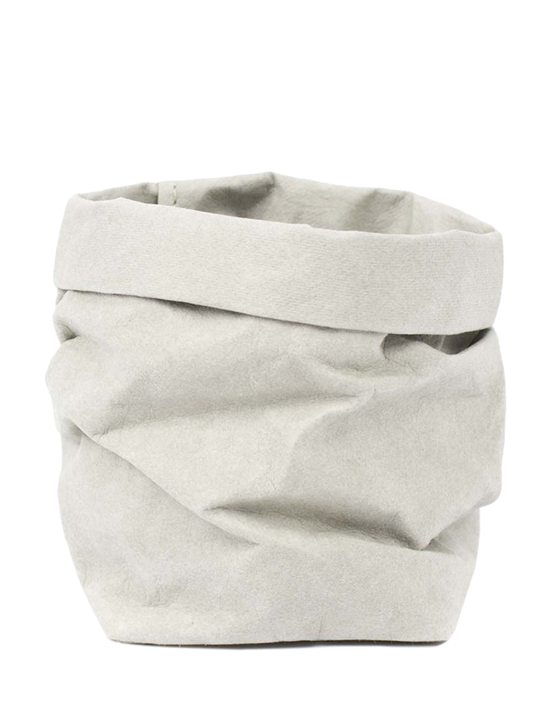 Uashmama Grey Paper Bag - Large