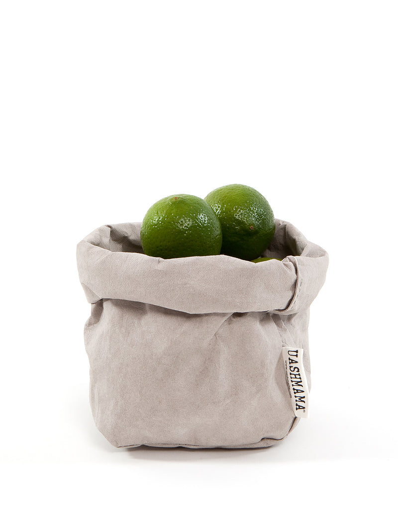 Uashmama Grey Paper Bag - Small