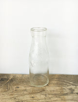 Vintage Glass Milk Bottle - Haves & Sons Ltd Shop Flixton