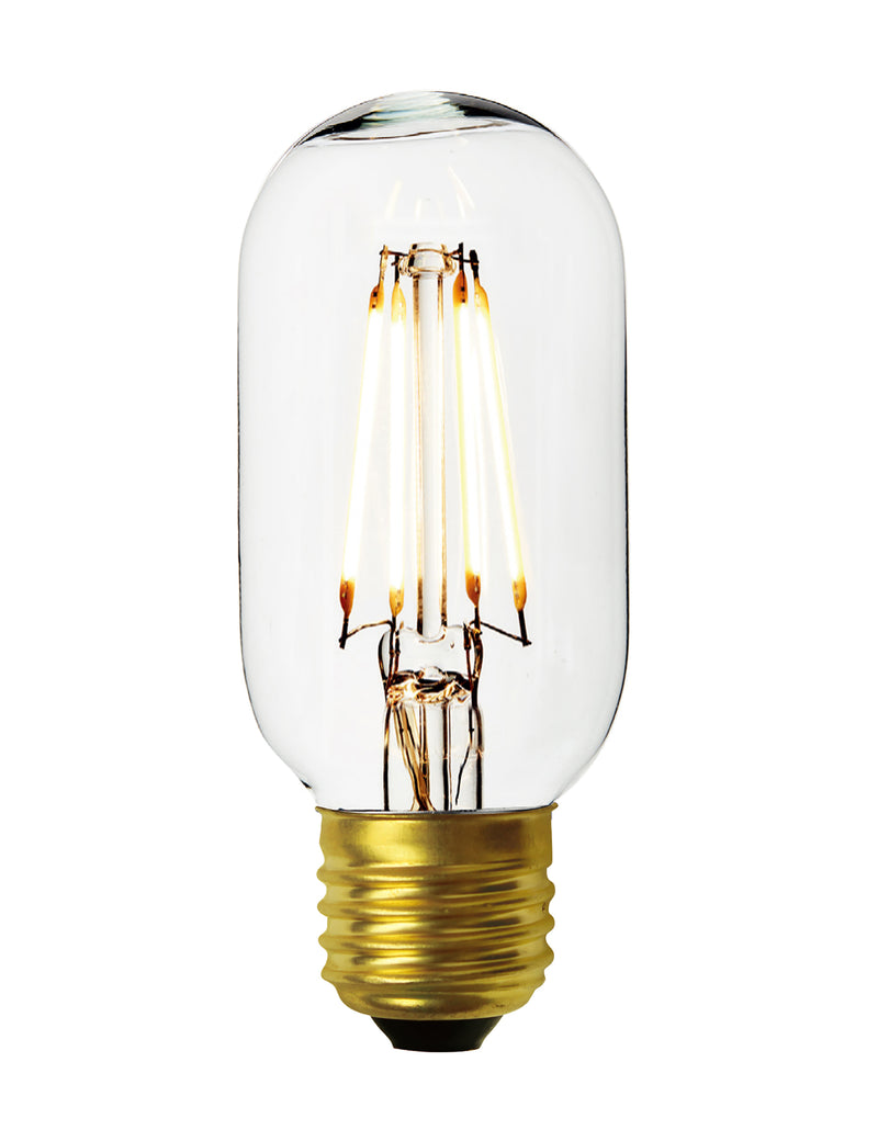 Vintage LED Edison Bulb Old Filament Lamp - 7W E27 Tube T45 - Clear