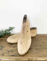 Vintage Wooden Shoe Mould Lasts (pair)