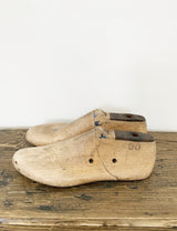 Vintage Wooden Shoe Mould Lasts (pair)
