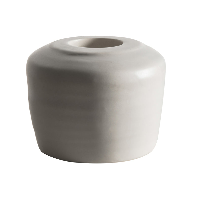 White Stoneware Tealight Holder